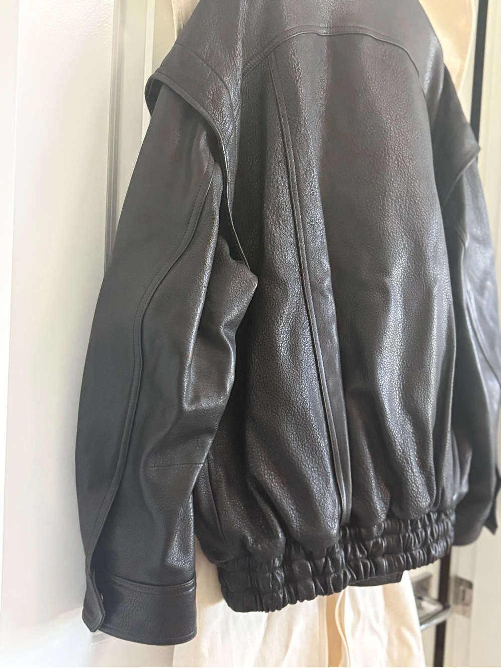 Nour Hammour Micah Leather Jacket BNWT in Black XS - Picture 14 of 16